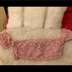 Shoulder off bralette
